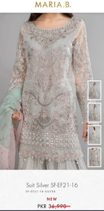 Mariab Shirt Foil Work