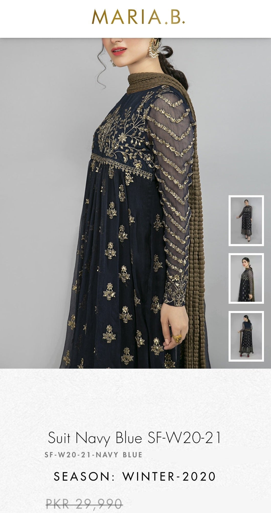 Mariab Sleeves Pair
