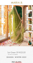 Load image into Gallery viewer, Mariab Fabric Embroidered Raw Silk

