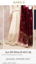 Load image into Gallery viewer, Mariab Fabric Embroidered Raw Silk
